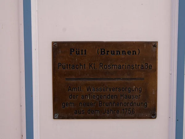 Bild 1: Pütt Kleine Rosmarinstraße